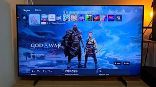 Playing PlayStation 5 on Samsung DU8000 Smart TV (4K 60FPS)