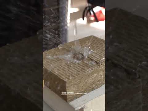 ألواح الصوف الصخري لعزل الأسقف والجدران في المنشآت المعدنية