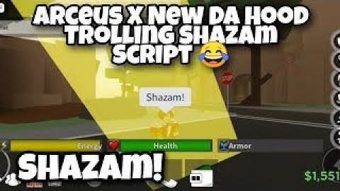 OP shazam script da hood!!(pastebin)