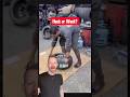Bro putting tire on a wheel with no machine. #mechanic #tools #cars #engineering #hack #hackorwack