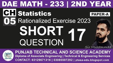DAE MATH 233 Chapter 5 Short Question 17