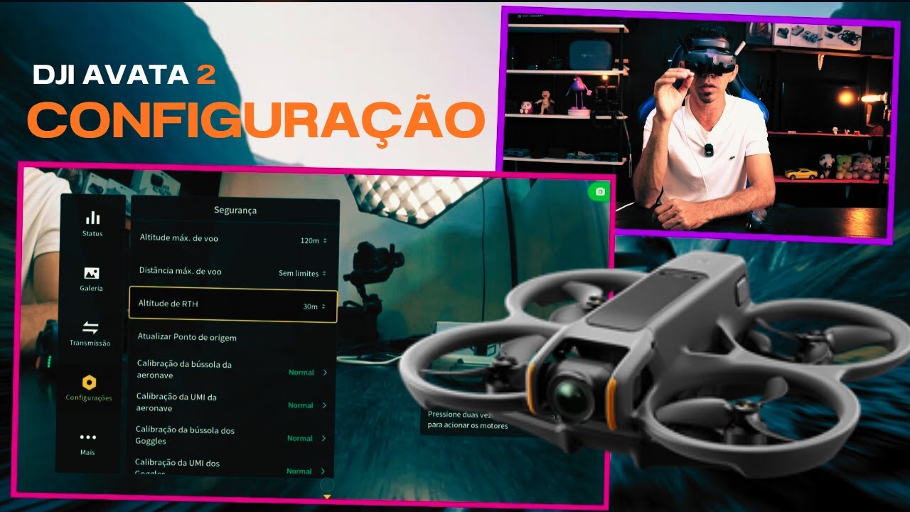 Configurações que TODO iniciante precisa fazer no DJI Avata 2!