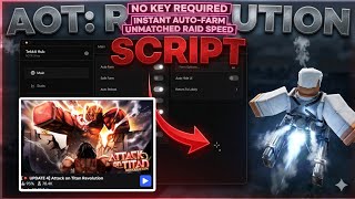 Attack On Titan Revolution Script 🔥NO KEY🔥 (Mobile/PC) 📱 Auto Farm &amp; Instant Kill