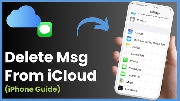 How To Delete Messages From iCloud Backup !