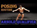 Arnolds qualifier 2018  classic posing routine  pete hartwig