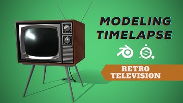 3D Modeling a Retro Television - Blender & Substance Painter