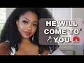 HOW TO GET HIM TO CHASE YOU 🧲👀 (Seduce with Goddess Energy) | INNER WORK