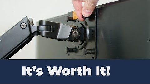 Amazon Basics Single Monitor Stand, Lift Engine Arm Mount | Yeah, it