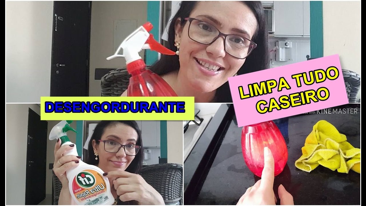 MULTI USO CASEIRO LIMPA TUDO e DESENGORDURANTE ULTRA RÁPIDO