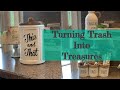 UpCycle/ DIY Turning Trash Into Treasure Ideas/ DIY Farmhouse Decor/