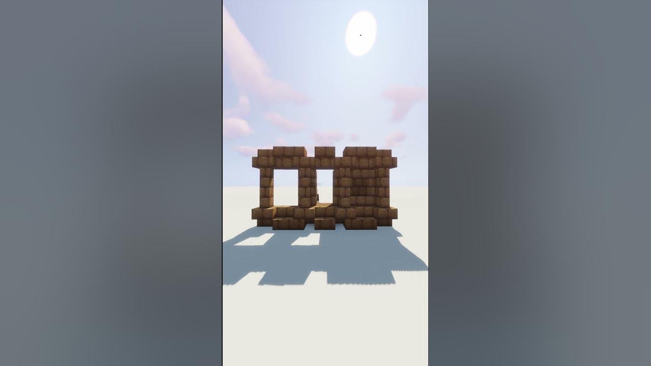 How to Build this AMAZING and SIMPLE Mud Brick Wall Minecraft 1.19