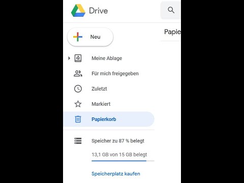 Google Drive immer voll, kann nicht mehr hochladen, Ursache und Lösung