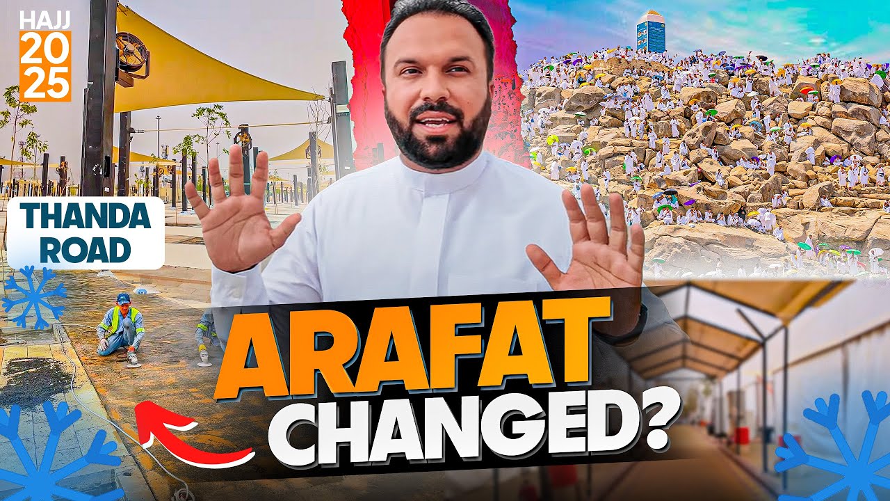 Garmi ☀ Mein Sardi ❄ NEVER EXPECTED 🤯 Preparations at Arafat for Hajj 2025 🤍