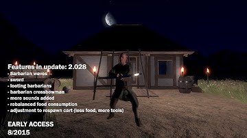 Medieval Engineers - Update 02.028: Barbarian waves, Sword