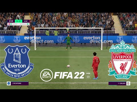 Everton VS Liverpool | Penalty Shootout | Merseyside Derby | Goodison Park | FIFA 22 | HD