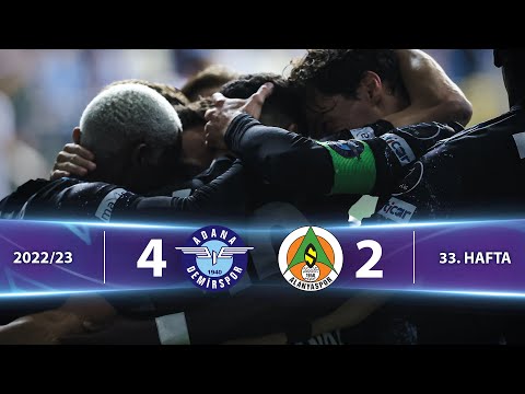 Adana Demirspor (4-2) Corendon Alanyaspor - Highlights/Özet | Spor Toto Süper Lig - 2022/23