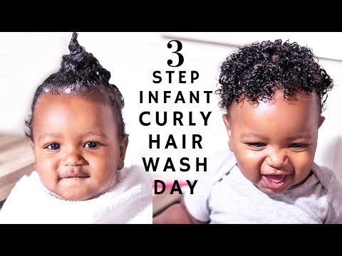 Infant Curly Hair Routine: How To Style Infant Hair