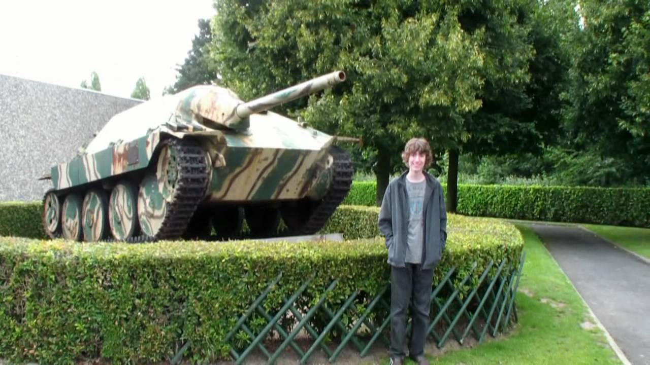 German Hetzer Tank firing in the Normandie  After Effects