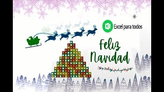 Hacer un Árbol de Navidad en excel screenshot 3