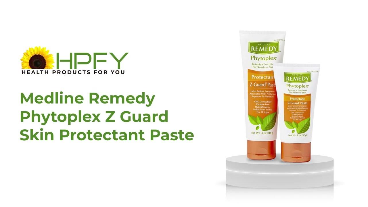 Medline Remedy Phytoplex Z Guard Skin Protectant Paste HPFY YouTube