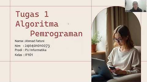 UTS ALGORITMA PEMROGRAMAN || Ahmad Fatoni - PJJ Informatika (IF101) - 240401010273