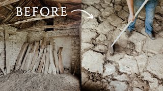 #41 Discovering an ancient stone floor - North Italian farm renovation