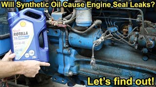 Will Synthetic Motor Oil Cause Engine Seal Leaks? Let's find out!