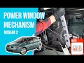 How to replace the power window mechanism Megane 2 🚗