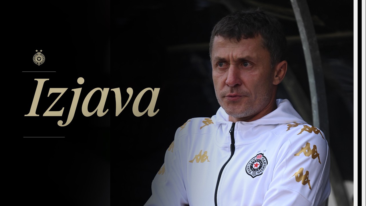 IZJAVA | Saša Ilić nakon meča FK Partizan - FK Novi Pazar