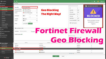 🔥 FortiGate Geo-Blocking: How to Block Countries & Secure Your Network 🌍🔒 || What is Geo-Location ?