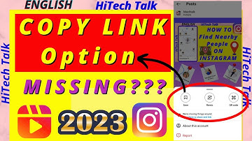 Copy link option not available for Instagram post 2023 | How to fix