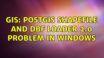 GIS: PostGIS shapefile and DBF loader 2.0 problem in Windows (2 Solutions!!)
