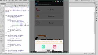 How to create a Gtel Customer Service Like App with #HTML5 (Tutorial 2) screenshot 5