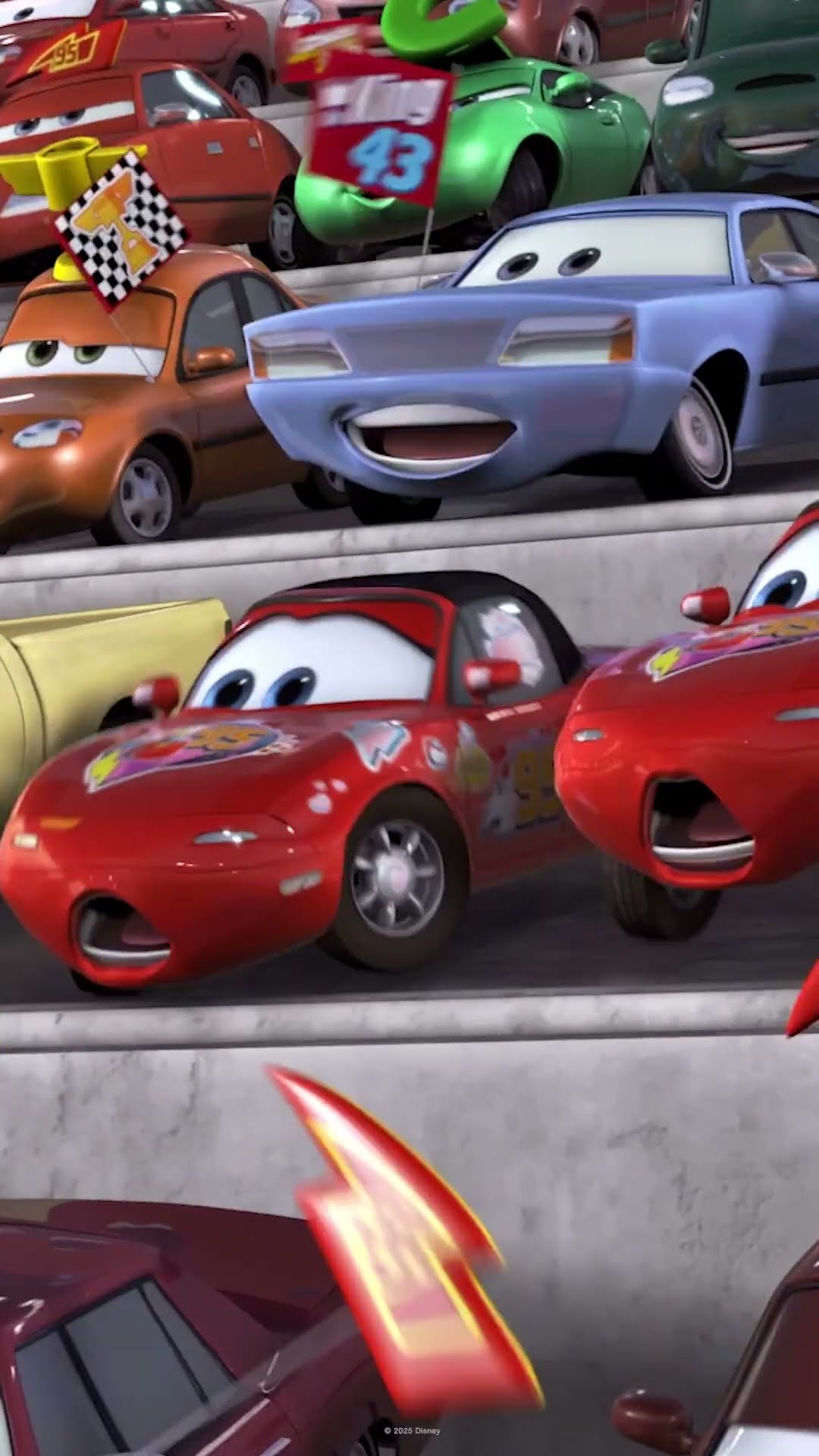 ¡McQueen Pierde su Neumáticos!