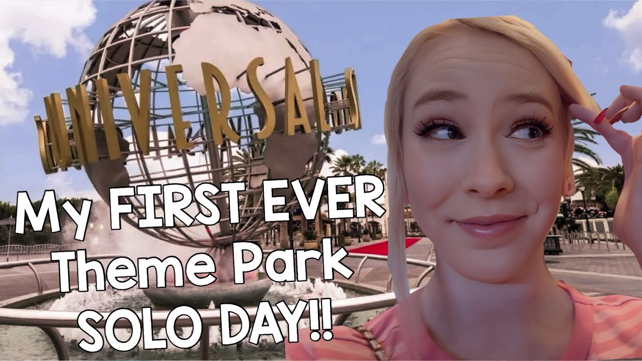 My FIRST Solo Day at a Theme Park!? Going to Universal Studios Hollywood ALONE!!