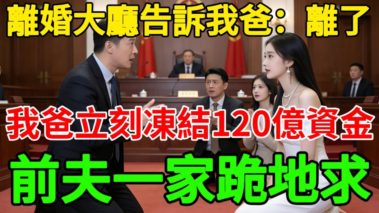 ##離婚大廳告訴我爸：離了，我爸立刻凍結120億資金，前夫一家跪地求