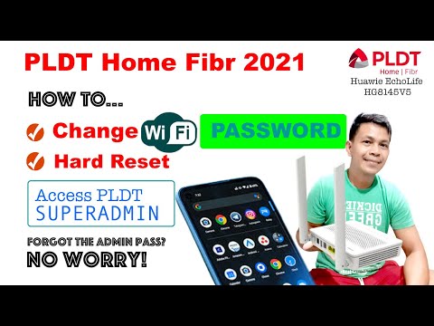 How to Change PLDT Home Fibr Wifi Password if Admin account not Working? Superadmin, Hard Reset
