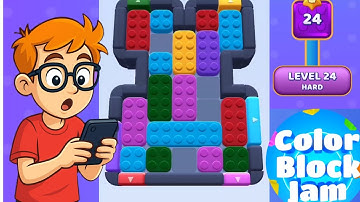 Color Block Jam Level 24 Solution Walkthrough
