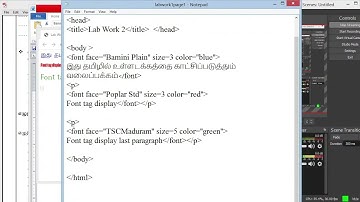 ||HTML || font, font formatting tags || A/L ICT || ICT Grade 11|| Web Development ||  Video 03