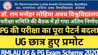 Breaking! RMLAU Exam 2020| UG and PG Exam Final Decision |Dr Ram Manohar Lohia Avadh University Exam