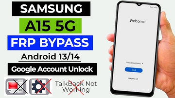 Samsung Galaxy A15 5G FRP Bypass Android 13/14 Without PC | TalkBack Not Working - New Method 2025