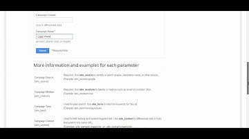 URL Builder Tutorial