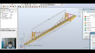 Modeling an analisis Suspension bridge #2