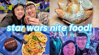 our first disneyland after dark! star wars nite food, events + bird's bday! 🥳🎂 by more meimei 41,910 views 8 days ago 21 minutes