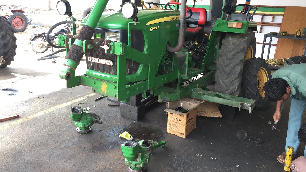 How to Repair JohnDeere 5045 4wd Front Gatter or Axil