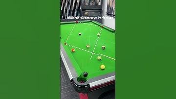 When Geometry Meets Billiards #8ballpool #pool #billiard #snooker #trickshots #shorts #billiardsgame
