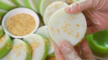 BÁNH BÈO NGỌT NƯỚC CỐT DỪA béo thơm đơn giản bánh mềm ngon đến hôm sau