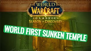 World First Sunken Temple - none of the above - Season of Discovery