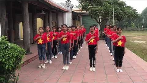 Bài dự thi hát Quốc ca tại địa chỉ đỏ - Trường Tiểu học Sơn Cẩm 2- TP Thái Nguyên.