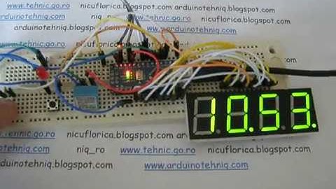 RTC clock with manual adjust, alarm, temperature and humidity using Arduino (3)